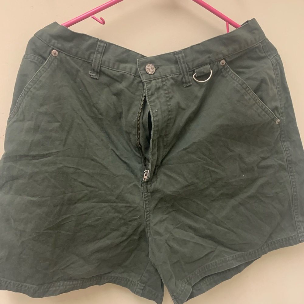 Vintage army green Shorts bull  blass size 12
